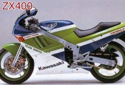 Product picture 1990 Kawasaki ZXR400 ZX400-H2 Motorcycle Workshop Service Manual in German